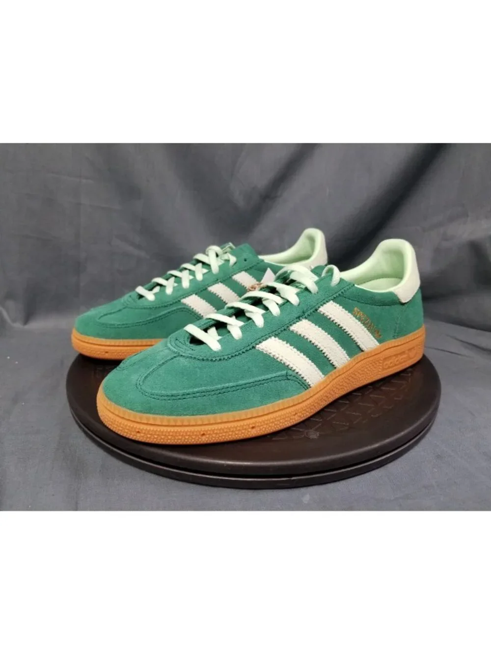 Adidas Handball Spezial Green Semi Spark Women's Size 7.5 NEW NO BOX! - Picture 4 of 11